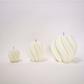 Set of Three Pur Swirl Candles