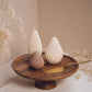 Set of Three Bara Brith Geometric Candles